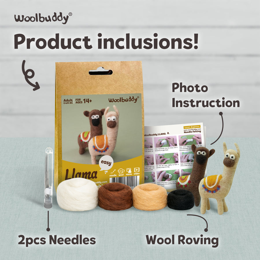 Woolbuddy Needle Felting Kits