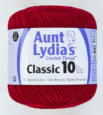 Aunt Lydia's #10 Crochet Cotton