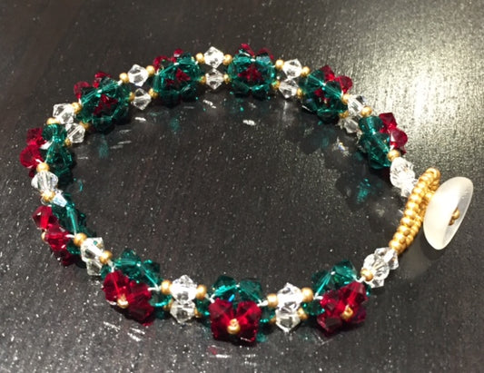 2-Layer Flower Bracelet