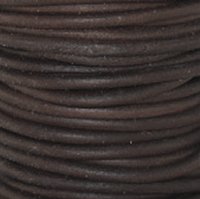 Leather Cord, 2mm, 3 yards