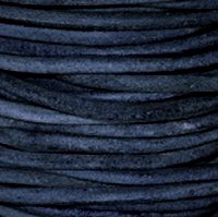 Leather Cord, 1mm, 5 yards