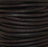 Leather Cord, 2mm, 3 yards