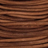 Leather Cord, 1mm, 5 yards