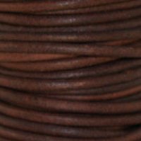 Leather Cord, 1mm, 5 yards