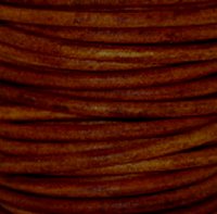 Leather Cord, 1.5mm, 5 yards