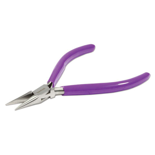 Purple Handle Chain Nose Pliers