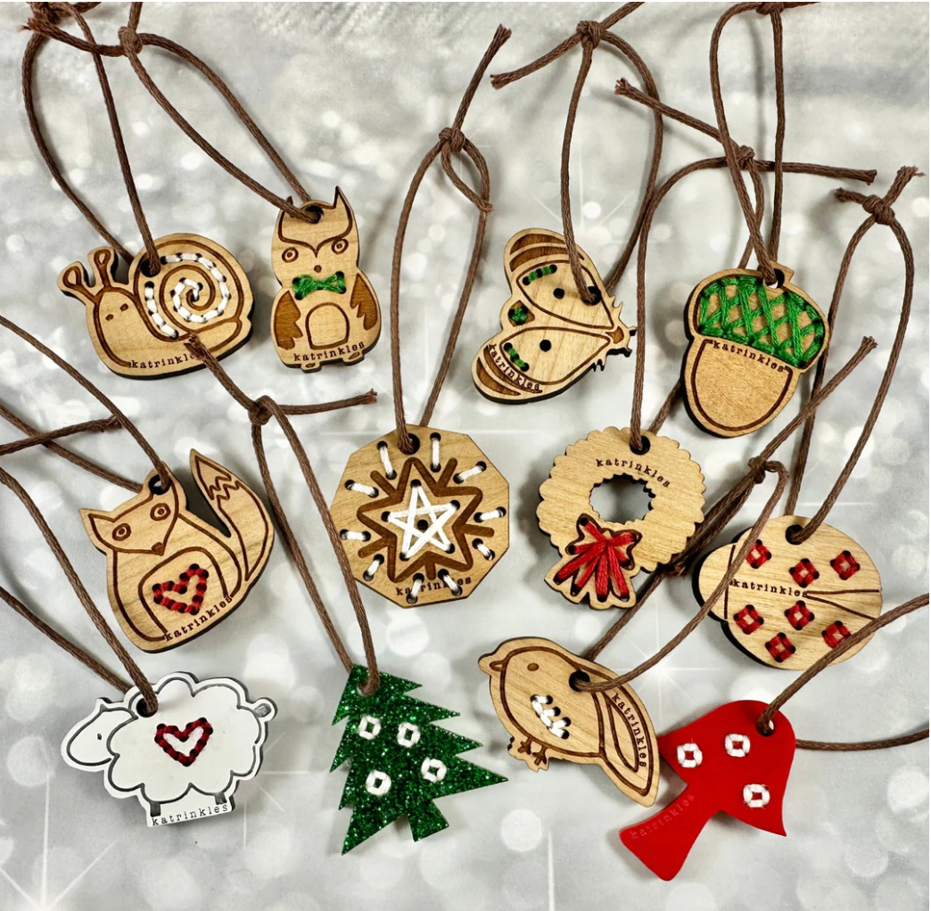 12 Days of Stitchable Ornaments