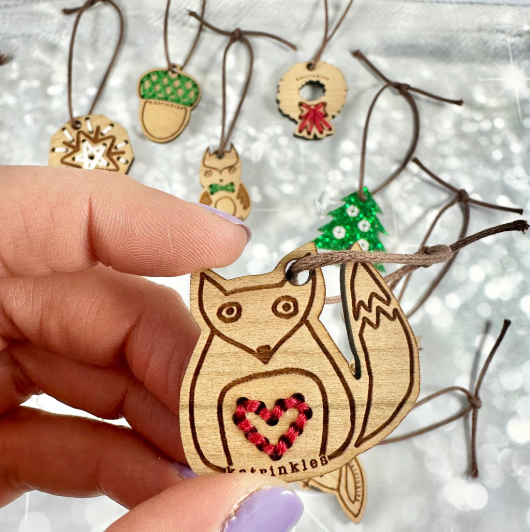 12 Days of Stitchable Ornaments