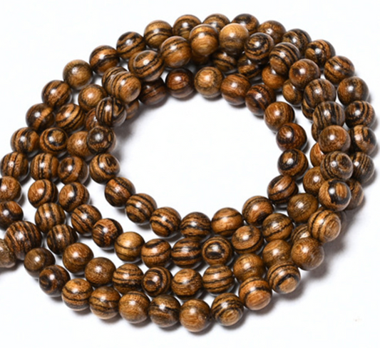 Tiger Sandalwood 8mm, 108 Beads