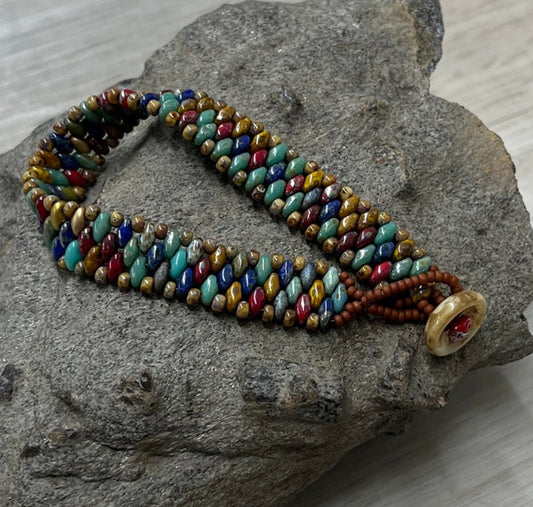 Kit - SuperDuo Peyote Bracelet