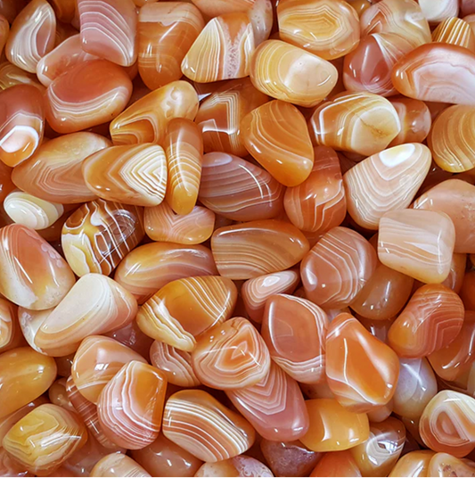 Banded Agate Freeform Polished, Medium, Each
