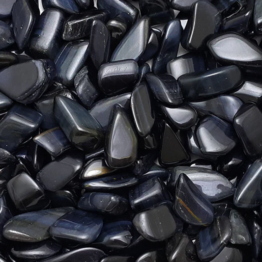 Blue Tiger Eye Freeform Polished, Medium, Each