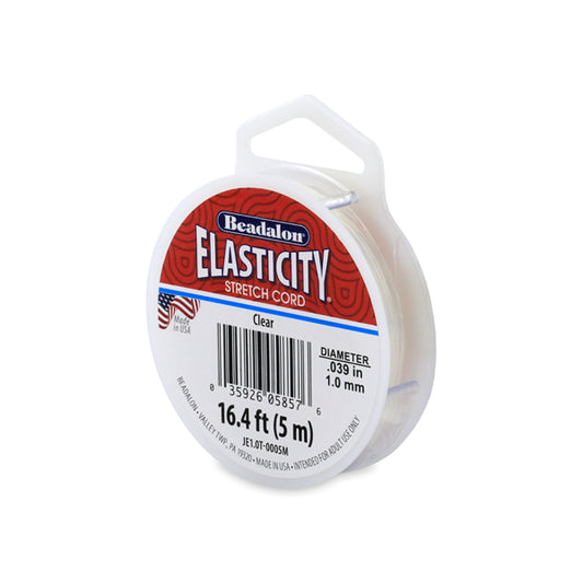 Beadalon Elasticity 1mm Clear