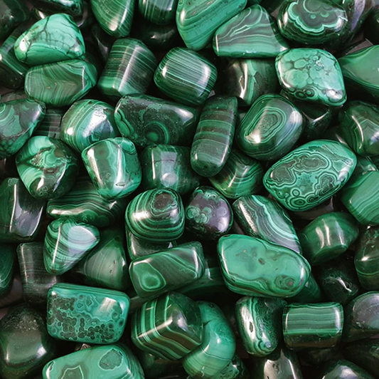 A Grade Malachite Freeform Polished, Each