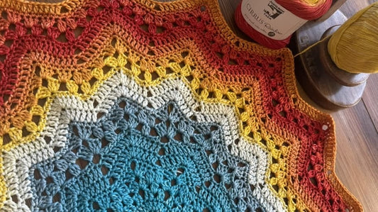 6-Day Crochet Superstar Blanket Kit
