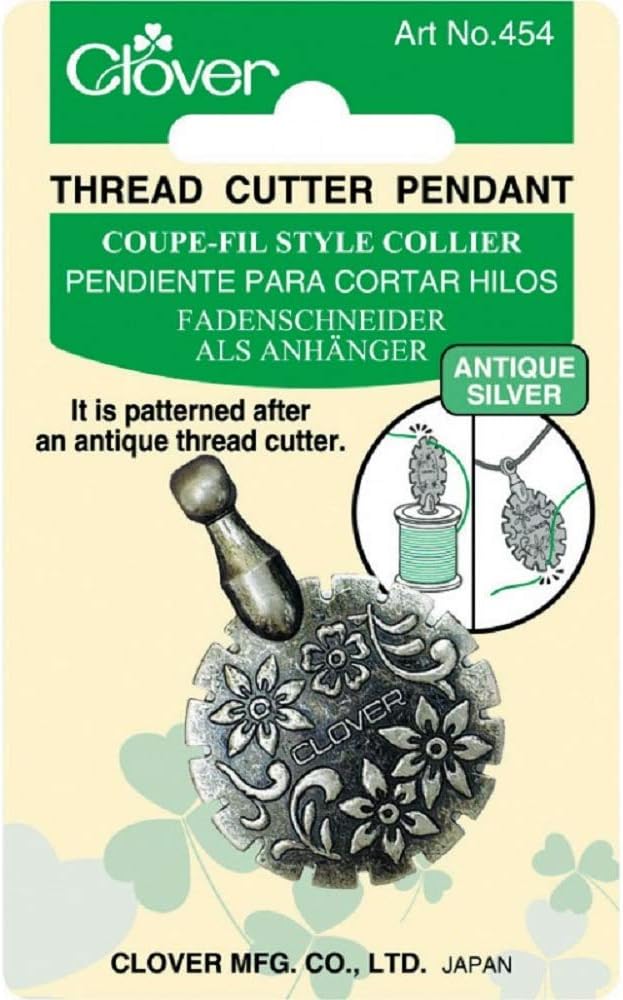 Yarn Cutter Pendant - Silver