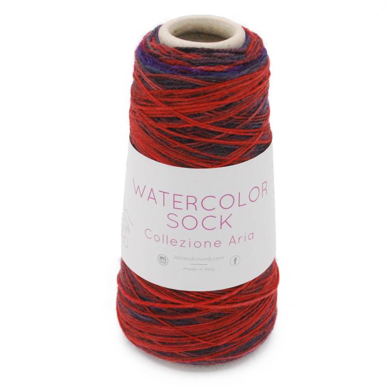 Watercolor Sock from Laines du Nord