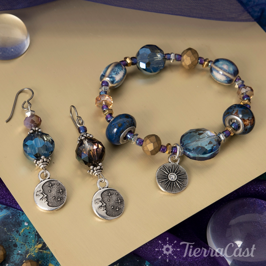 Celestial Bracelet & Earrings Kit
